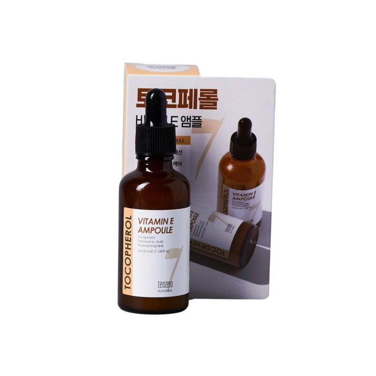 Сыворотка ампульная Tenzero для лица Tocopherol Vitamin E Ampoule с коферолом и витамином Е 50мл