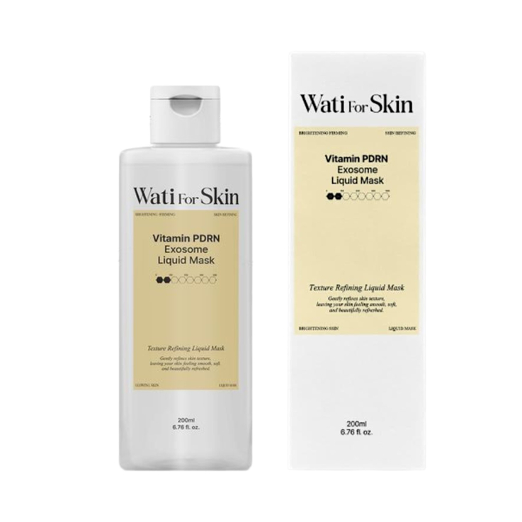 Жидкая маска для лица WATI FOR SKIN Vitamin PDRN Exosome Liquid Mask с витаминами питательная 200мл