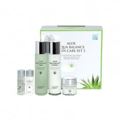 Набор косметический Jigott Aloe Aqua Balance SKIN CARE SET3 для лица с алоэ вера