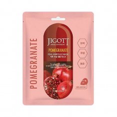 Тканинна маска для обличчя Jigott Pomegranate Real Ampoule Mask з екстрактом граната