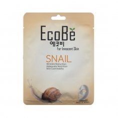 Тканинна маска для обличчя EcoBe Snail Mask