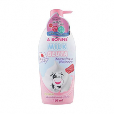 Крем для душа A BONNE Milk Glutathione Whip Shower Cream с молочными протеинами и глутатионом