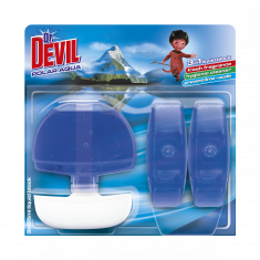 Туалетный блок 3в1 Dr.DEVIL WC Polar Aqua