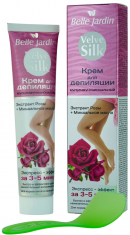 Крем Belle Jardin для депиляции мультифункциональный экстракт Розы + Міндальное масло, 75мл