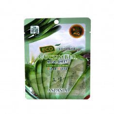 Тканинна маска для обличчя Aspasia Eco Сucumber з екстрактом огірка