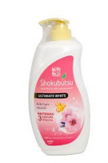 Крем-пена Shokubutsu для душа Ultimate White Whitening Sakura 500мл