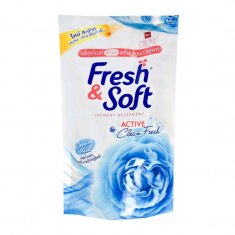 Гель универсальный для стирки тканей Lion ESSENCE Fresh Soft Morning Kiss запаска 400мл
