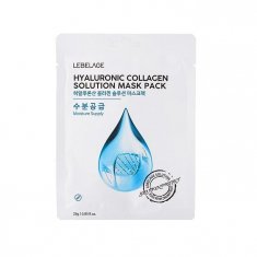 Тканинна маска для обличчя Lebelage Hyaluronic Collagen Solution Mask
