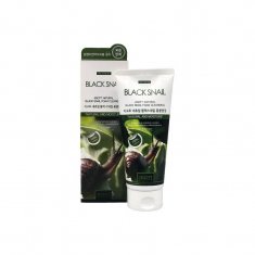 Пінка для вмивання обличчя Jigott Natural Black Snail Foam Cleansing з екстрактом муцину чорного равлика