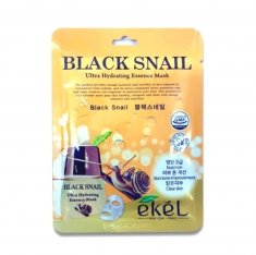 Тканевая маска Ekel Black Snail с экстрактом муцина черной улитки