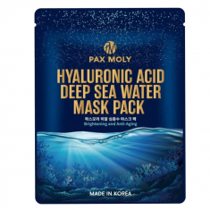 Маска тканинна Pax Moly Hyaluronic Acid Deep Sea Water з гіалуроновою кислотою та морською водою