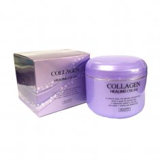 Крем для обличчя Jigott Collagen Healing cream з поживним колагеном