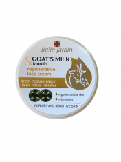 Регенеруючий крем для обличчя Belle Jardin Goat's milk cream Козяче молоко та Ланолін