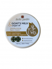 Зволожуючий крем для обличчя Belle Jardin Goat's milk cream Козяче молоко та Арганова олія