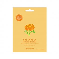 Тканинна маска з екстрактом квітів календули Baroness Calendula flower mask sheet
