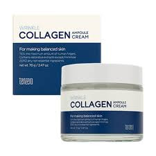 Крем Tenzero для лица Wrinkle Collagen Ampoule с коллагеном увлажняющий 70г