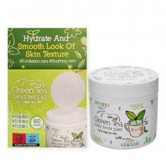 Спонжі для обличчя Esfolio Green Tea Daily Toner Pad з зеленим чаєм