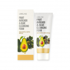 Пенка LEBELAGE для умывания лица Fruit Avocado &amp; Olive 100 мл