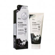 Пінка, що очищає для обличчя Ekel Charcoal Foam Cleanser з деревним вугіллям