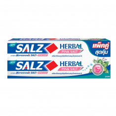Зубна паста LION SALZ Herbal-Pink Salt Трав'яна з рожевою сіллю подвійна упаковка 140гх2