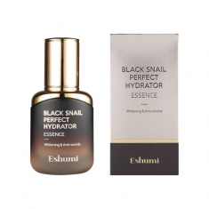 Есенція Eshumi для обличчя Black Snail Perfect Hydrator з екстрактом муцину чорного равлика