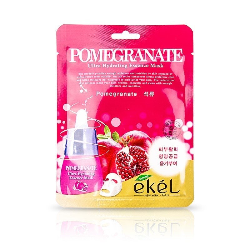 Экстракт маски для лица. Маска тканевая для лица гранат Mask Pack Pomegranate Ekel. [Ekel] маска для лица тканевая гранат Pomegranate Ultra Hydrating Essence Mask, 25 мл. Ekel Essence Mask Pomegranate маска тканевая гранат. Ekel маска сpomegranate Ekel Ultra Hydrating e.